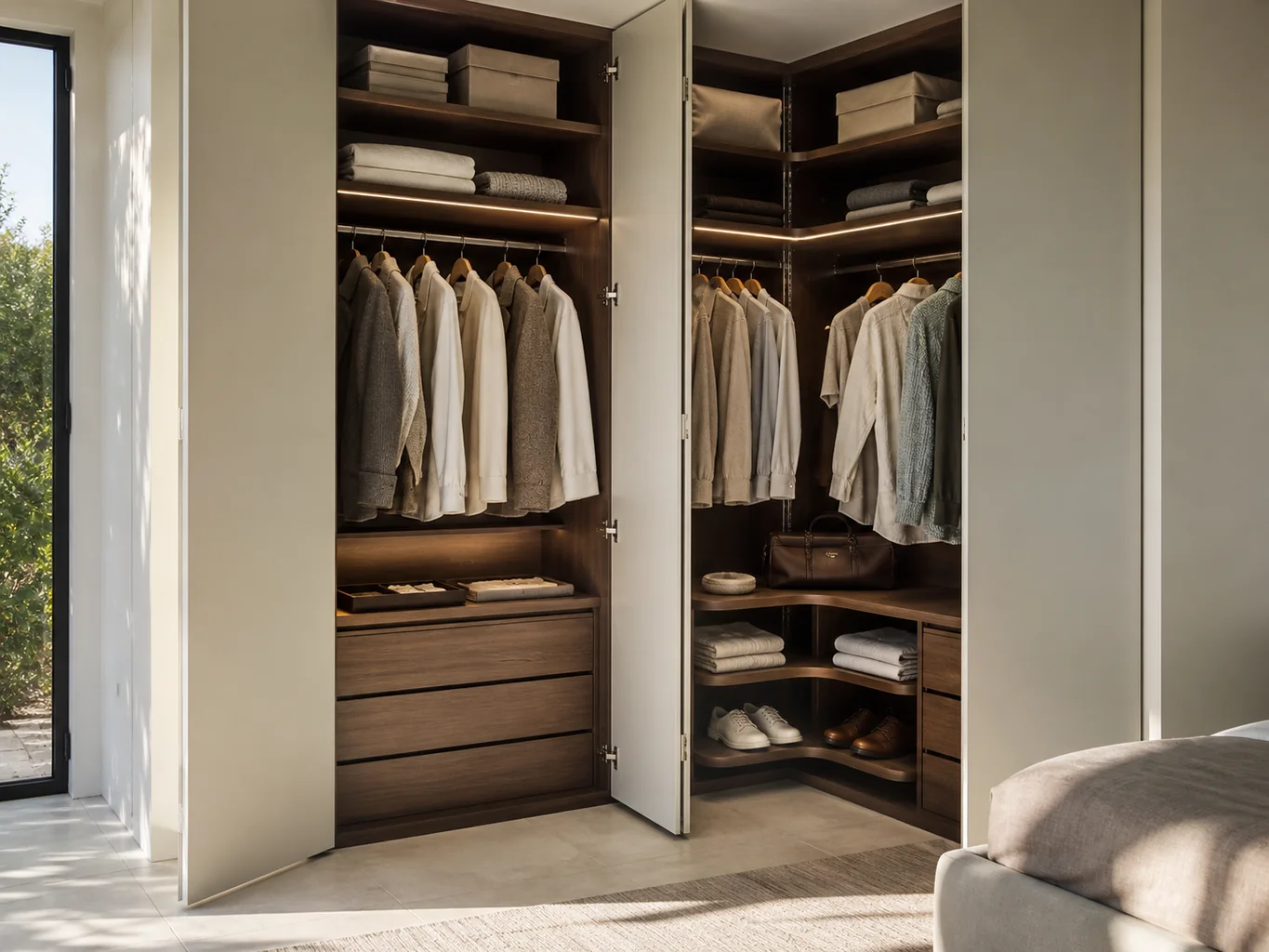 Interiores de armarios para ropa de trabajo en Torremolinos