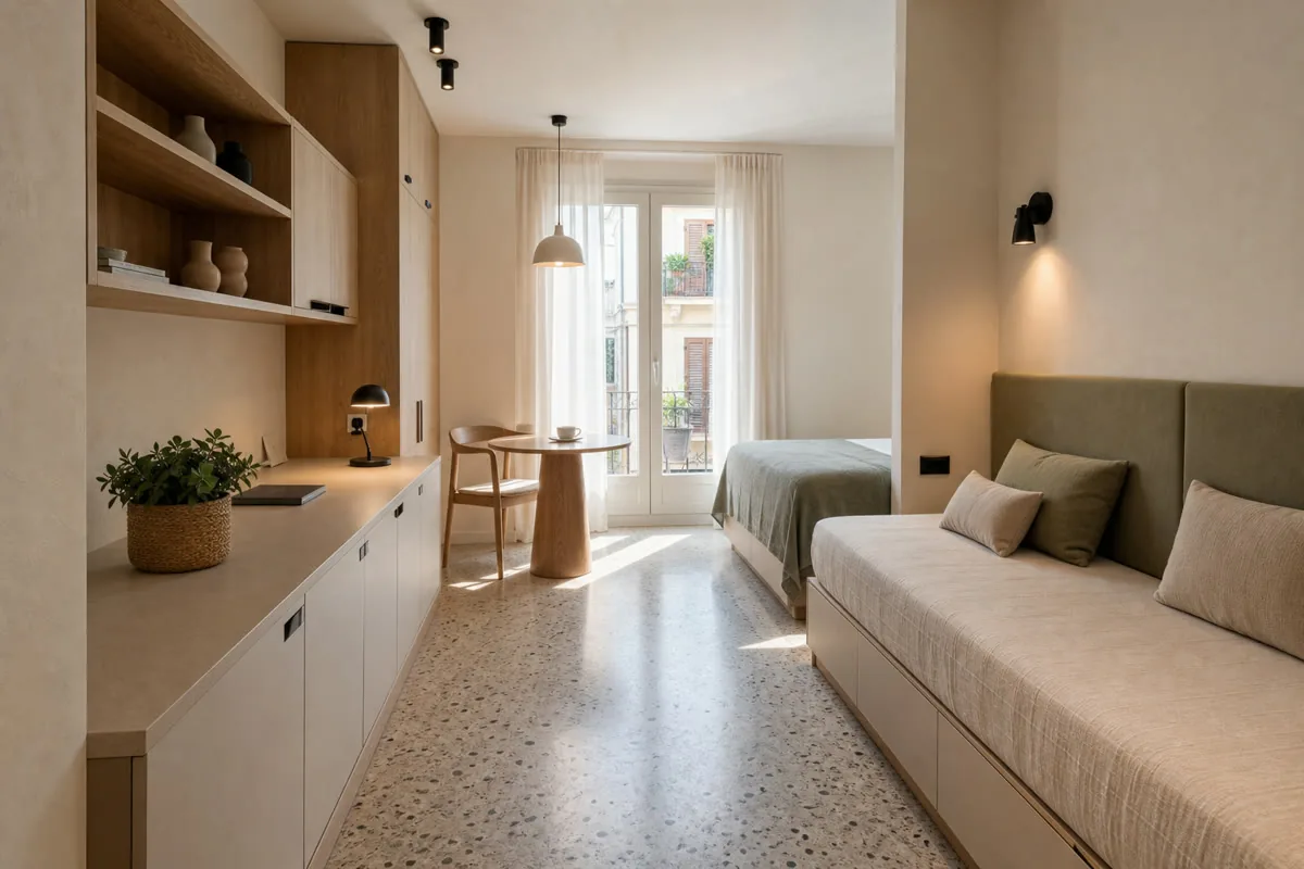 Visualización orientativa de mobiliario a medida para hoteles en Torremolinos